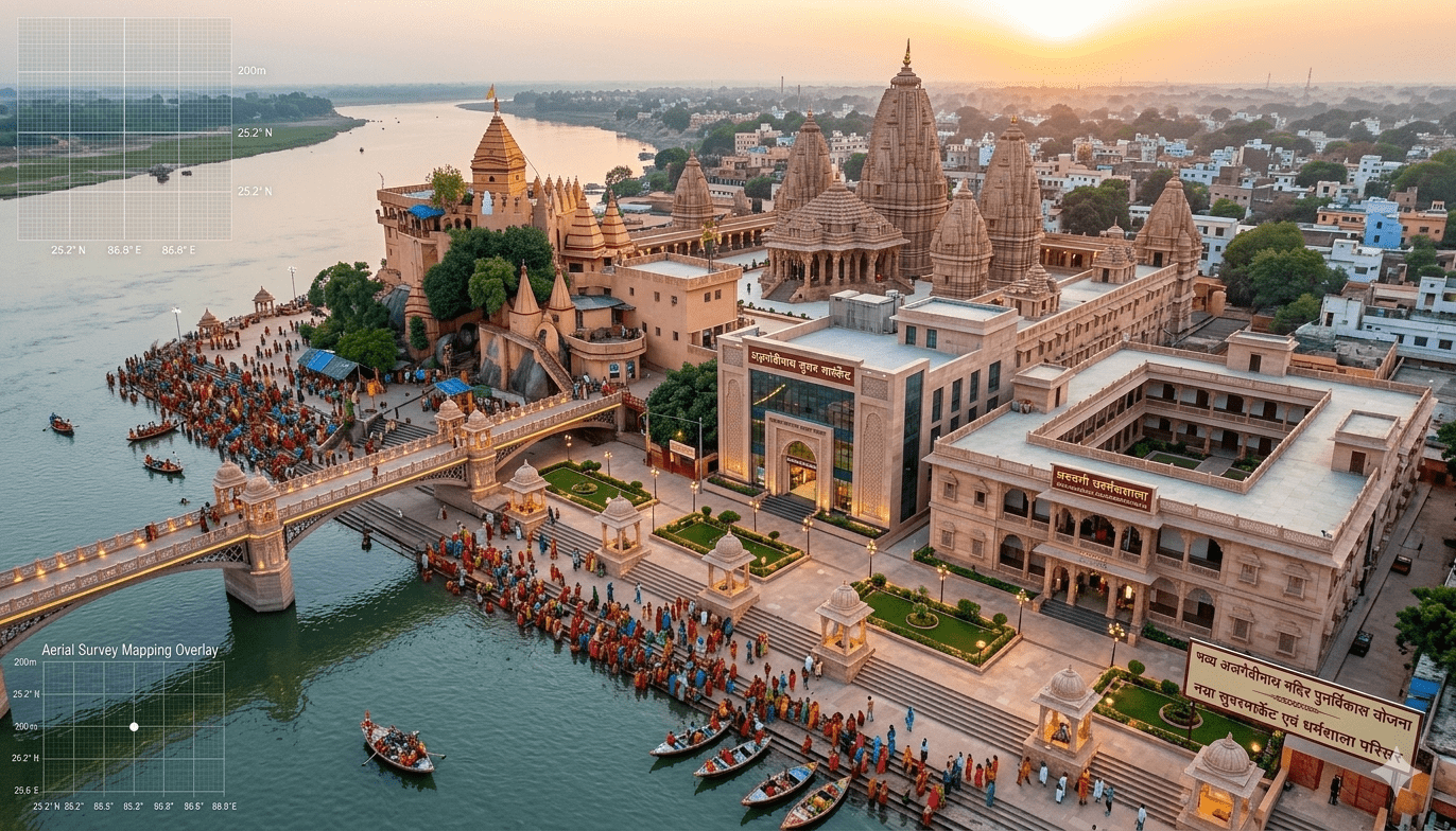 सुल्तानगंज के अजगैवीनाथ मंदिर का बदलेगा स्वरूप! एरियल सर्वे से बनी ‘ग्रैंड’ सौंदर्यीकरण की रूपरेखा; सुपर मार्केट और धर्मशाला का भी प्लान