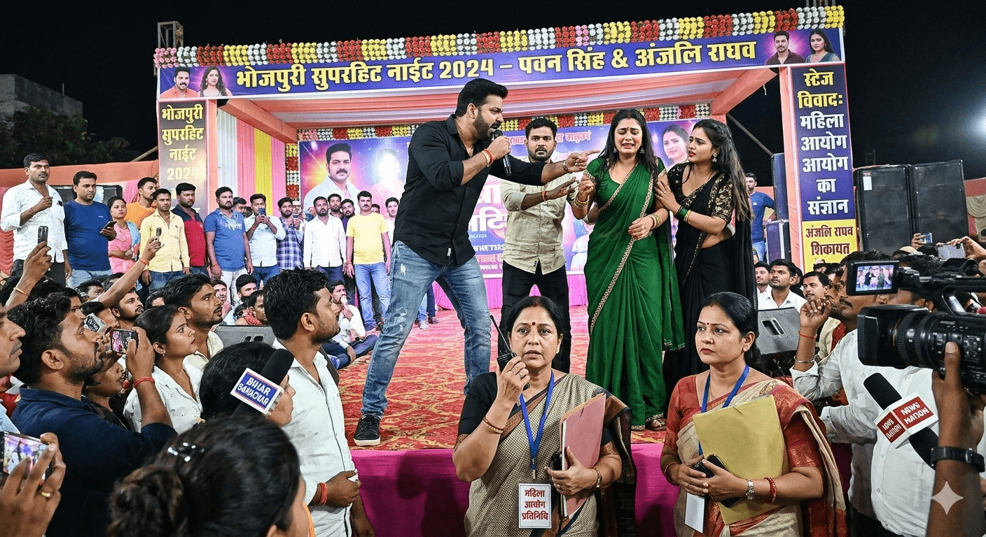 स्टेज विवाद में फंसे भोजपुरी स्टार पवन सिंह, महिला आयोग ने लिया संज्ञान; एक्ट्रेस अंजलि राघव की शिकायत से बढ़ी मुश्किलें