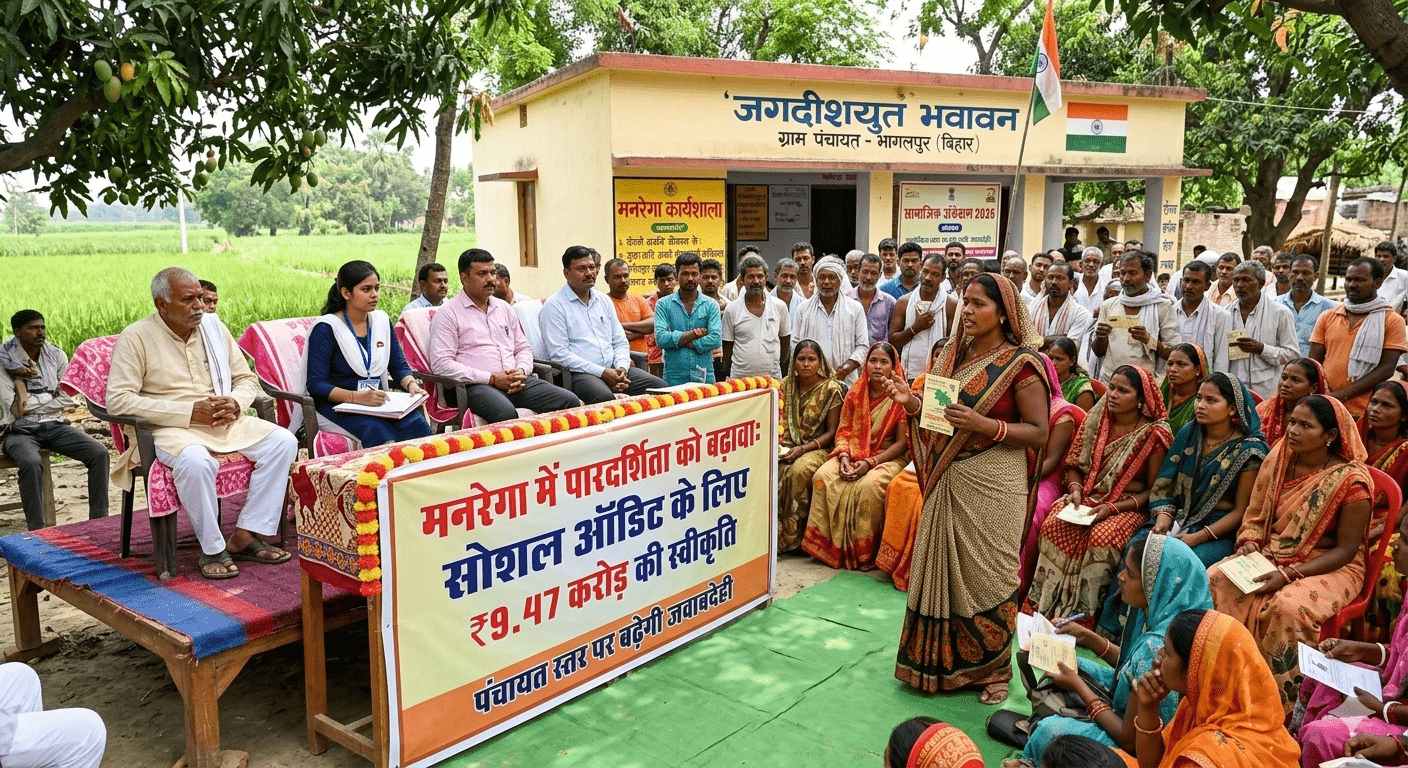 मनरेगा में पारदर्शिता को बढ़ावा: सोशल ऑडिट के लिए ₹9.47 करोड़ की स्वीकृति, पंचायत स्तर पर बढ़ेगी जवाबदेही
