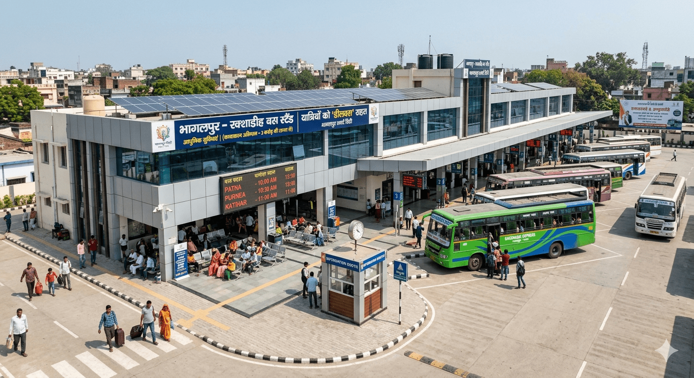 भागलपुर के रक्शाडीह बस स्टैंड का होगा कायाकल्प! 3 करोड़ की लागत से मिलेंगी 'हाईटेक' सुविधाएं; यात्रियों को 'डीलक्स' राहत