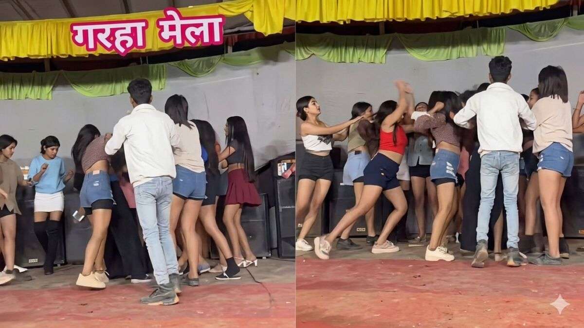 मुजफ्फरपुर में मेले के थिएटर में नर्तकियों के बीच झगड़ा, वीडियो वायरल