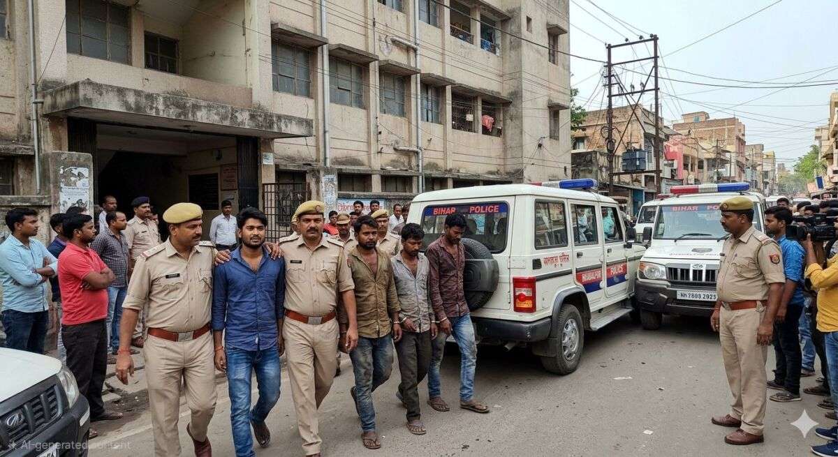 वैशाली से अपहरण और भागलपुर में ‘सर्जिकल स्ट्राइक’! 6 लाख के विवाद में मुजफ्फरपुर के सत्यम को बनाया था बंधक; ज्योति विहार की ‘सेफ हाउस’ से 3 अपराधी गिरफ्तार