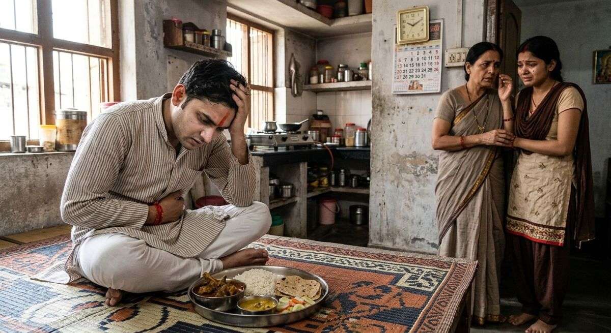 मटन की दावत बनी ‘मौत का जाल’! मसौढ़ी में दामाद को जहर देकर मारने का आरोप; पत्नी और सास गिरफ्तार, ससुर-साला फरार
