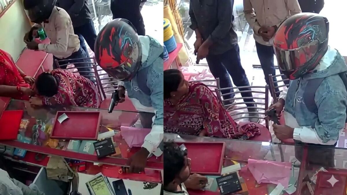 पटना में दिनदहाड़े ज्वेलरी शॉप में लूट: ‘वैष्णवी ज्वेलर्स’ को निशाना बनाकर लाखों के गहने लेकर फरार बदमाश