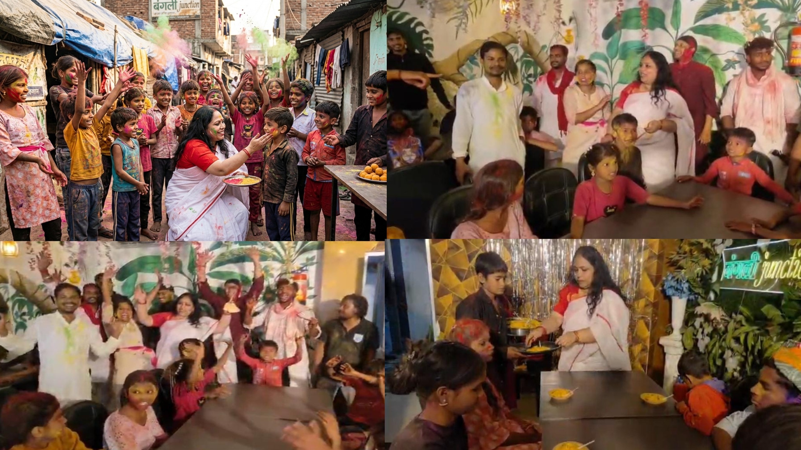 न गुलाल की जरूरत, न अबीर की… बच्चों की मुस्कान से रंगीन हुई बबली किशोर की होली; भागलपुर के स्लम बच्चों संग मनाया जश्न