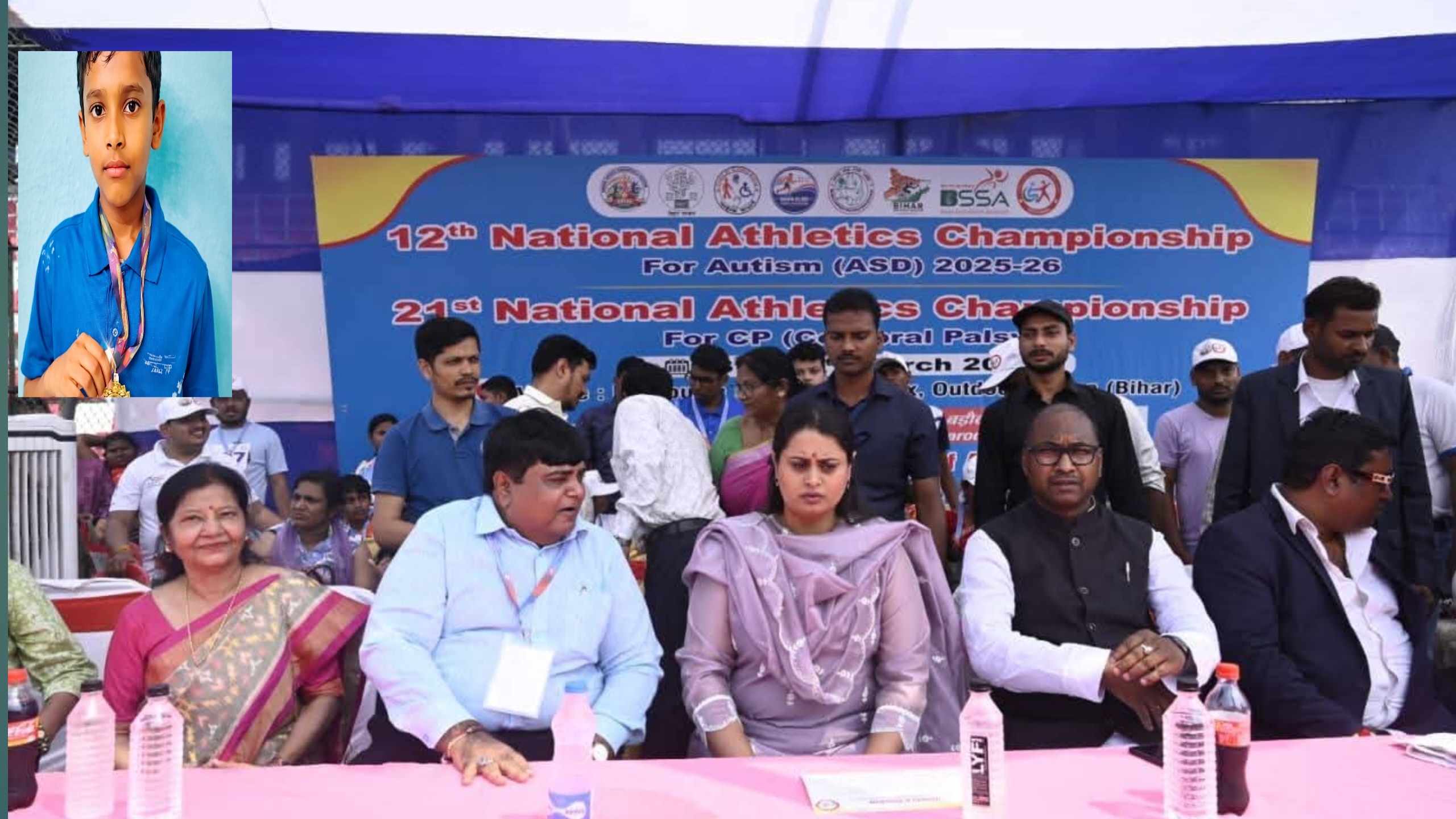 पटना के ‘गोल्डन बॉय’ अजहान ने फिर रचा इतिहास! राष्ट्रीय ऑटिज्म एथलेटिक्स में जीता लगातार दूसरा स्वर्ण; खेल मंत्री श्रेयसी सिंह ने थपथपाई पीठ