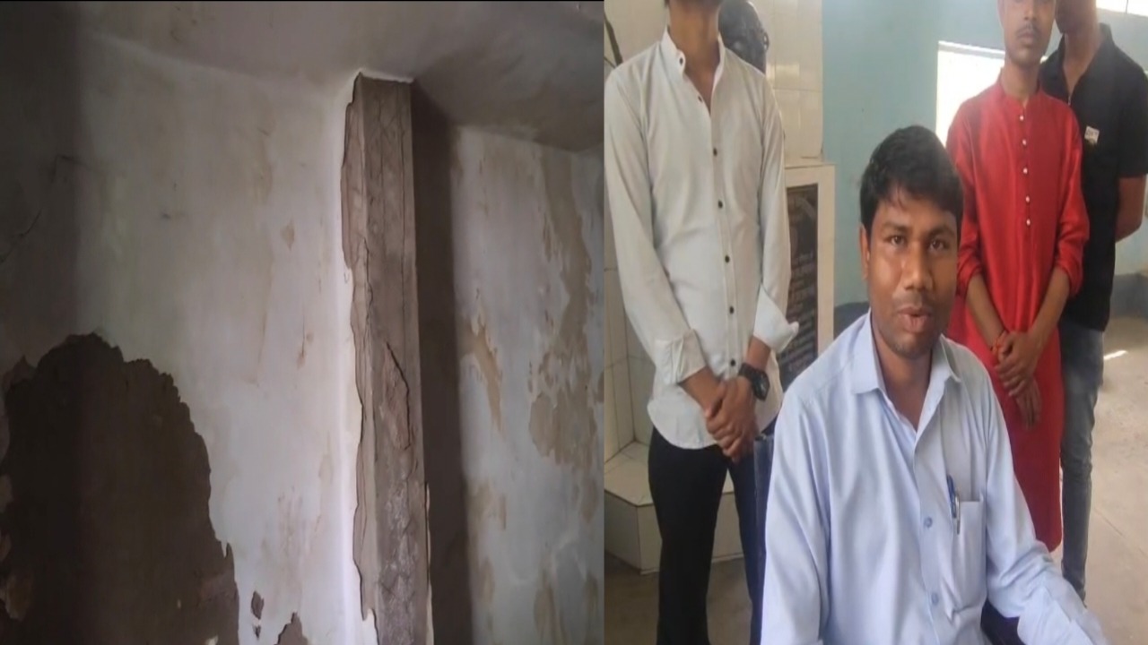 TMBU में ‘खौफ’ की क्लास! छत से गिर रहा प्लास्टर, सिर पर लटकी मौत; कुलपति-कुलसचिव के खिलाफ छात्रों का ‘महा-संग्राम’