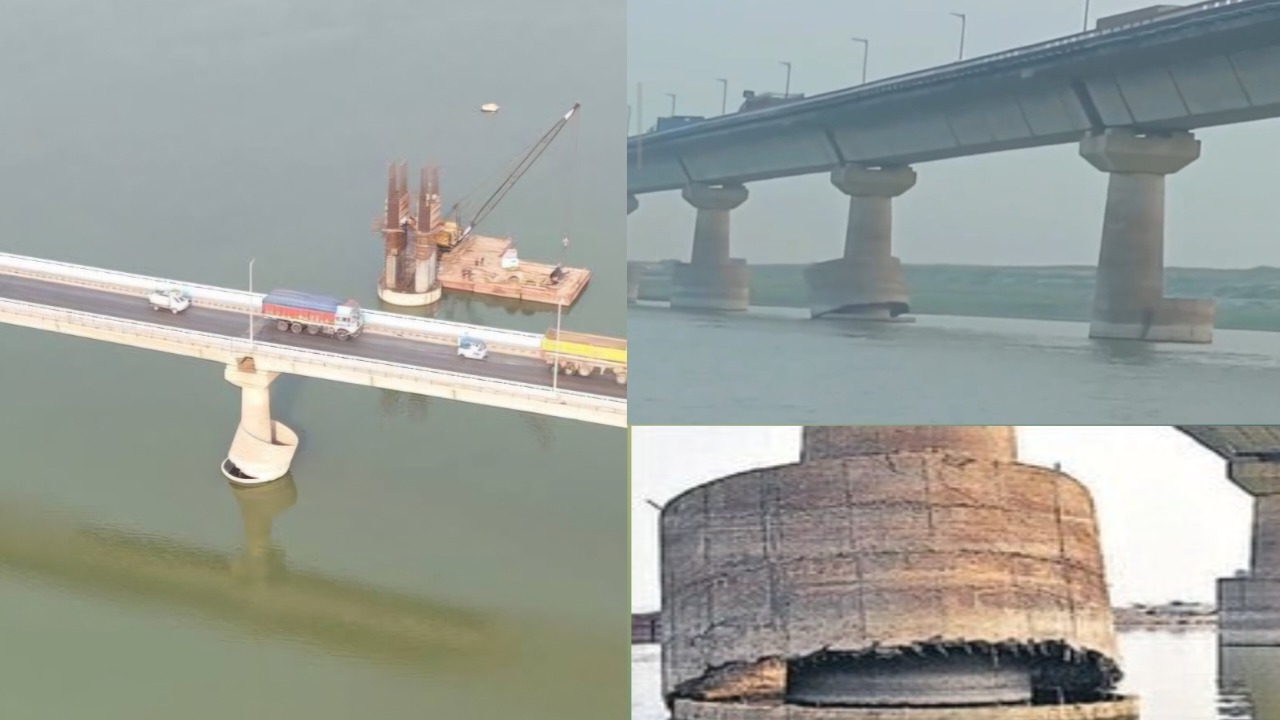 भागलपुर के ‘विक्रमशिला सेतु’ की सांसें अटकीं! 40 हजार गाड़ियों के बोझ से कराह रहा पुल; पिलर के ‘प्रोटेक्शन वॉल’ भी ढहे?