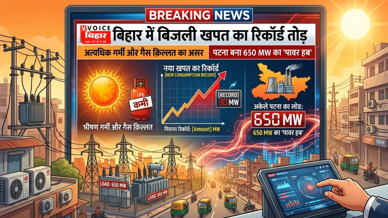 बिहार में गर्मी और गैस किल्लत ने तोड़ा बिजली खपत का रिकॉर्ड; पटना बना 650 MW का ‘पावर हब’