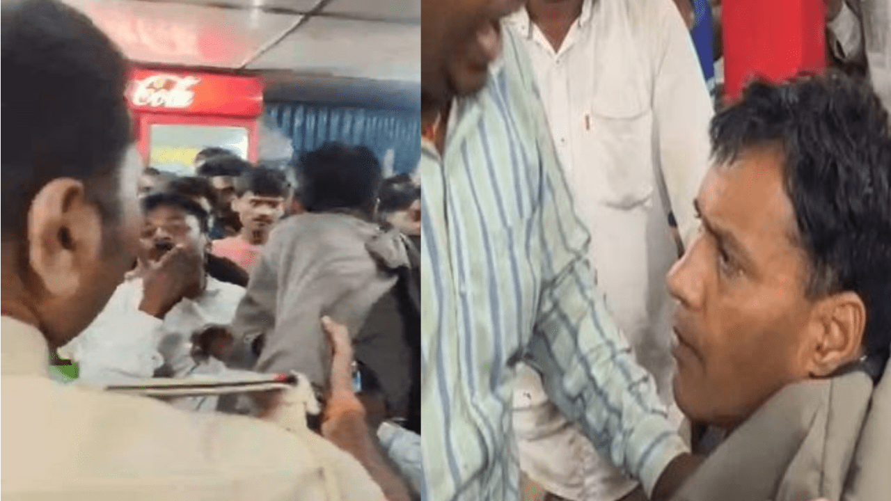 समस्तीपुर में दारोगा को भीड़ ने बनाया बंधक: नशे में हंगामा करने का आरोप, वीडियो वायरल