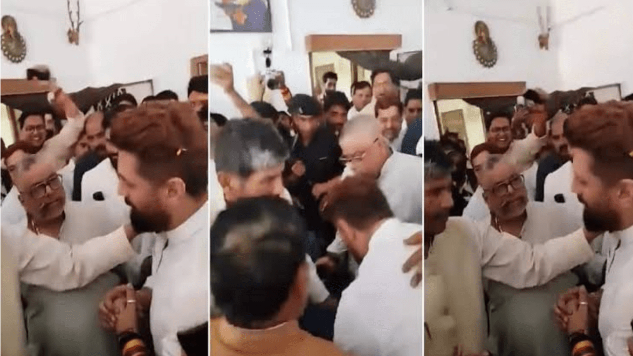 खगड़िया में ‘रिश्तों’ की नई पटकथा? चिराग पासवान ने पशुपति पारस के छुए पैर, सियासी कड़वाहट के बीच दिखी पारिवारिक मर्यादा; वीडियो वायरल
