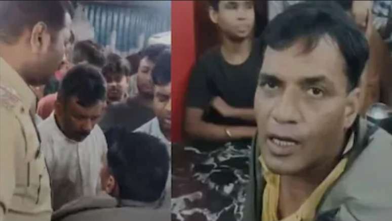 समस्तीपुर में दारोगा को भीड़ ने बनाया बंधक: नशे में हंगामा करने का आरोप, वीडियो वायरल