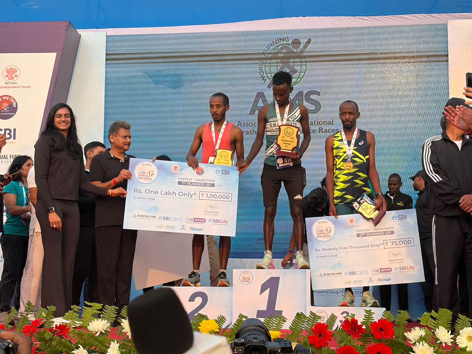 पटना की सड़कों पर 10 हजार कदमों की ‘नशामुक्ति’ हुंकार! पीवी सिंधु ने बढ़ाया जोश; गांधी मैदान से अटल पथ तक दौड़ा बिहार