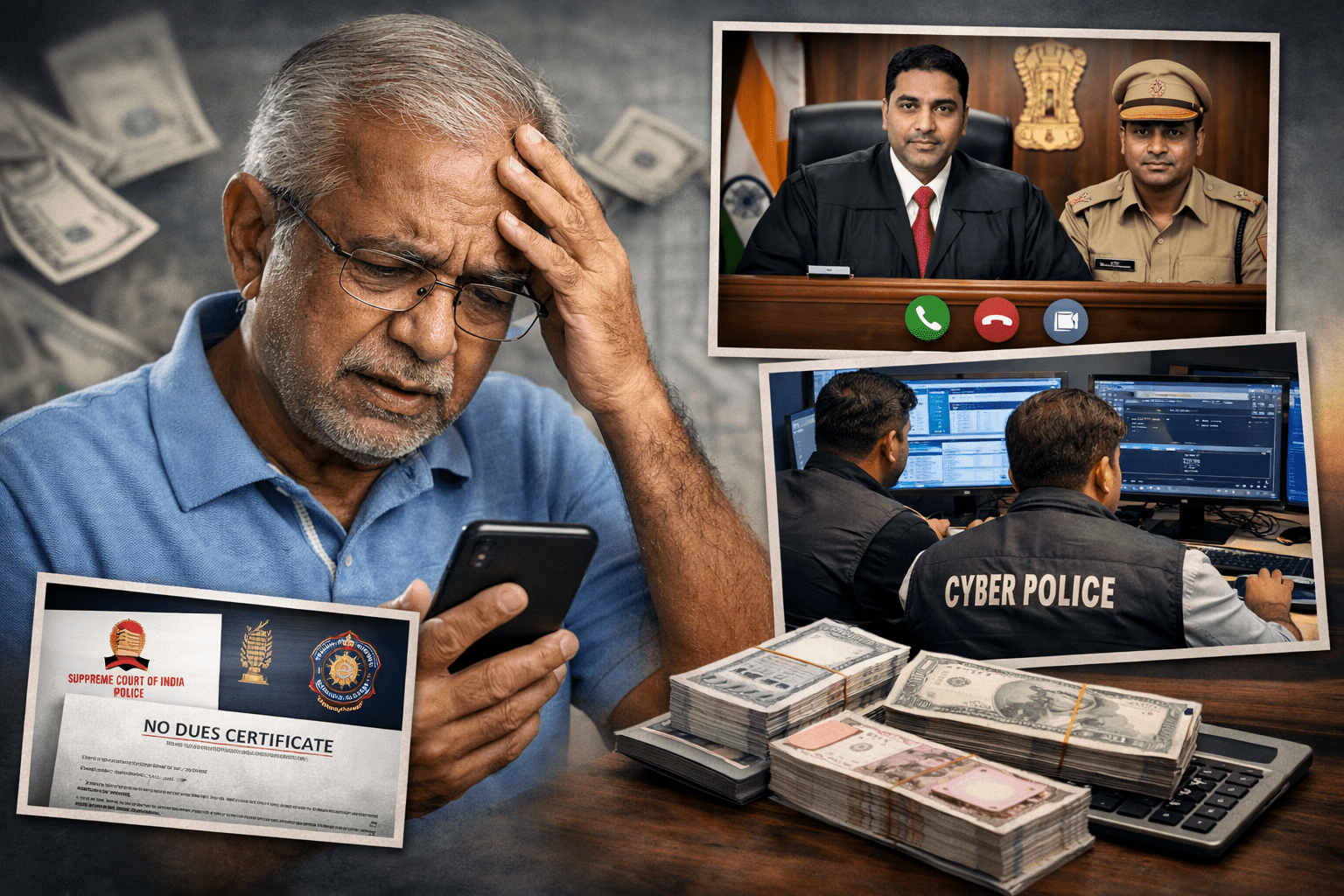  नकली जज, फर्जी पुलिस और 20 दिन का डर: ग्रेटर नोएडा में ‘डिजिटल अरेस्ट’ के जाल में फंसे बुजुर्ग, 1.30 करोड़ की ठगी