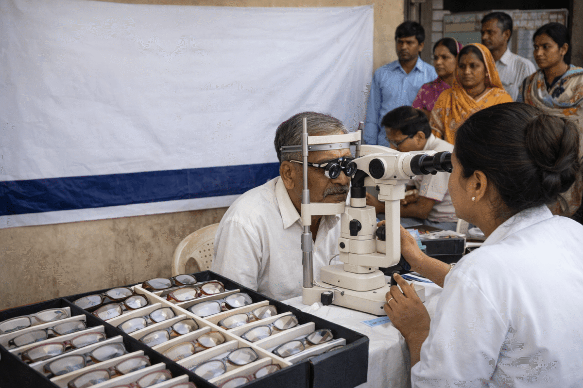बिहार में ‘उज्ज्वल दृष्टि’ अभियान की शुरुआत: बुनियाद केंद्रों पर मुफ्त नेत्र जांच, एक लाख चश्मा वितरण का लक्ष्य