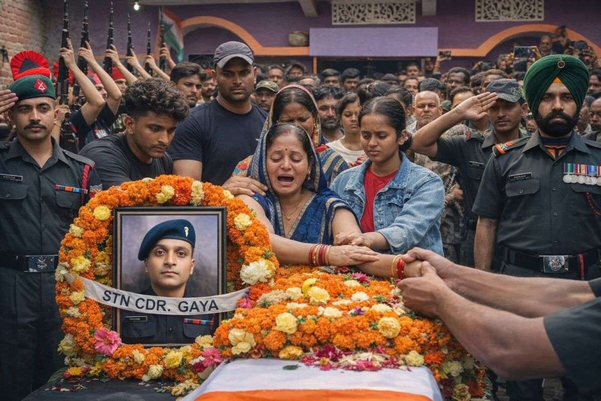 लद्दाख की बर्फीली चोटियों से नालंदा के आंगन तक… जेसीओ सुमन कुमार सिंह की आखिरी विदाई; 14 साल के मासूम ने दी मुखाग्नि, नारों से गूंजा मोकरमपुर