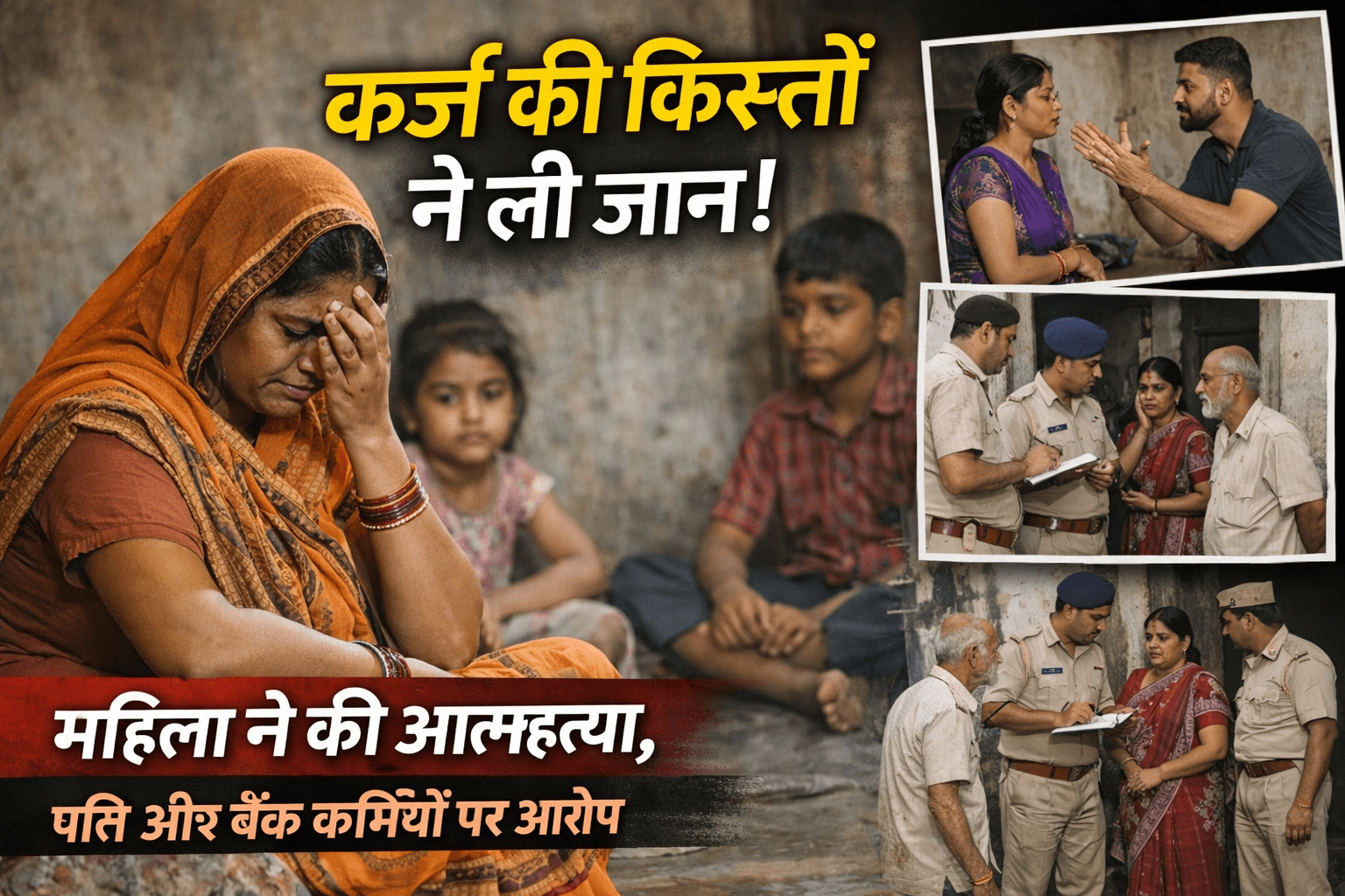 कर्ज के दबाव में टूटी जिंदगी: वैशाली में महिला की आत्महत्या, बैंक कर्मियों और परिवार पर गंभीर आरोप