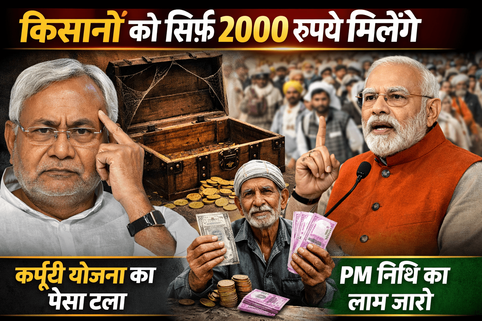 किसानों को 13 मार्च को मिलेंगे सिर्फ 2000 रुपये, कर्पूरी किसान सम्मान निधि की राशि फिलहाल टली