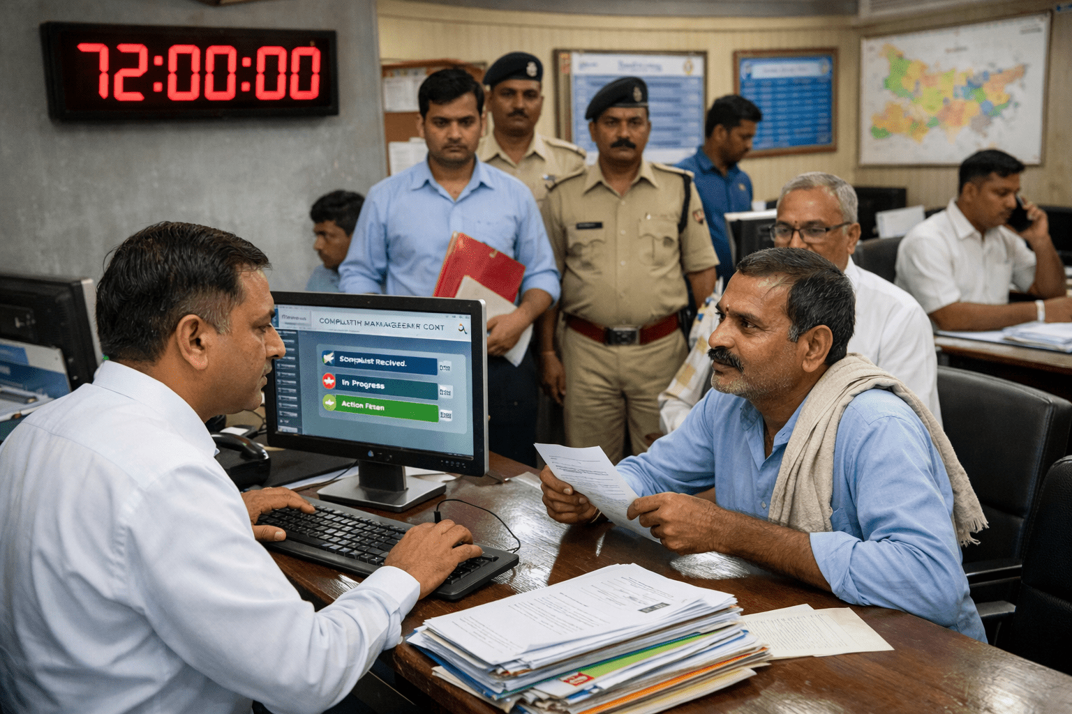 अब 72 घंटे में होगा समाधान! बिहार में शिकायतों पर त्वरित कार्रवाई का नया सिस्टम लागू