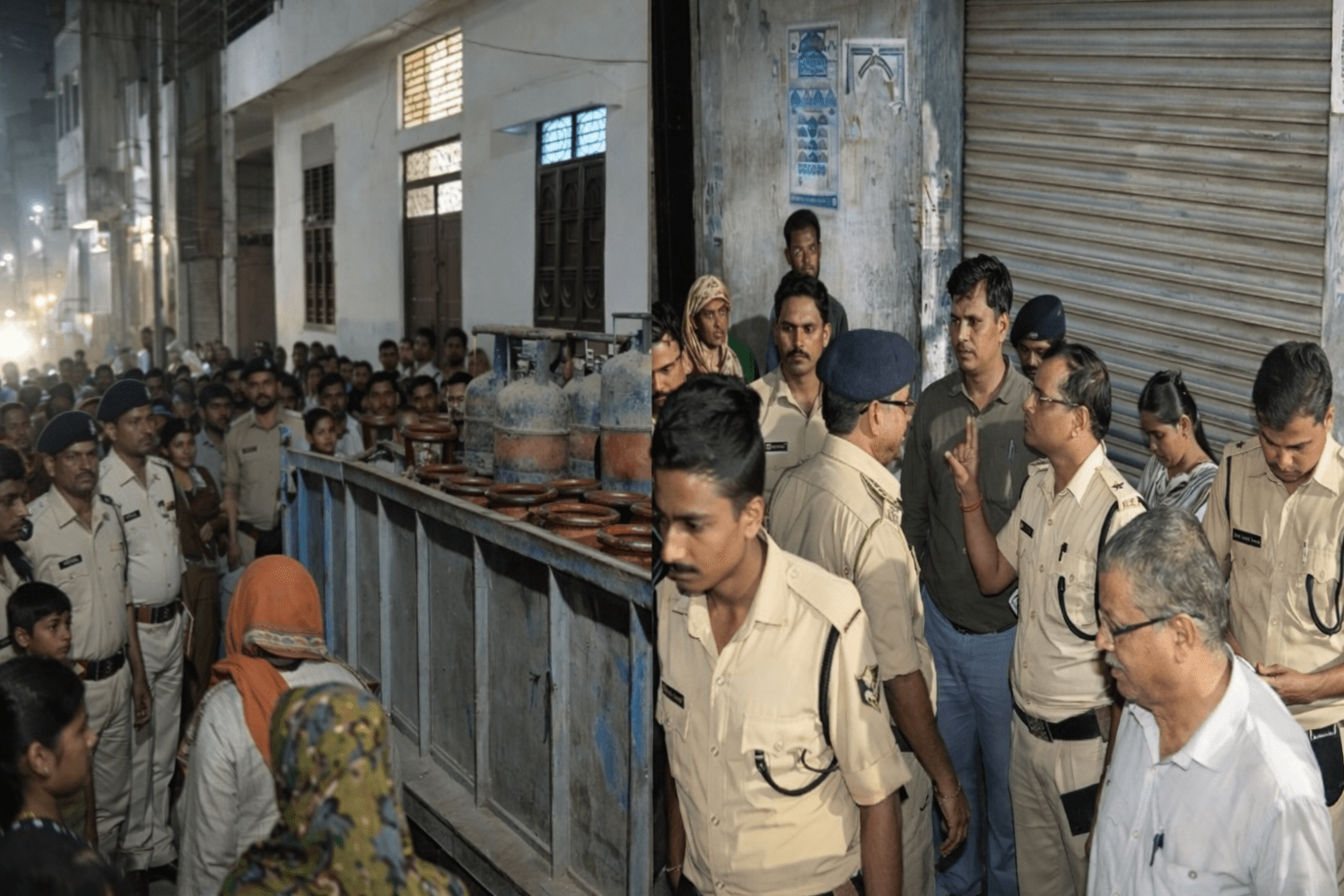 अररिया में गैस सिलेंडर कालाबाजारी का बड़ा खुलासा, छापेमारी में 250 से ज्यादा सिलेंडर बरामद