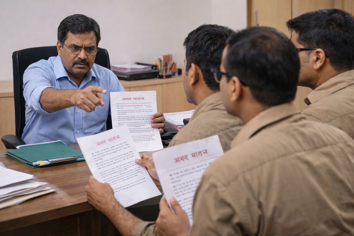 सामूहिक अवकाश पर सख्त कार्रवाई: 69 राजस्व अधिकारियों से जवाब तलब, 13 अप्रैल तक नहीं दिया स्पष्टीकरण तो होगी कड़ी कार्रवाई 1 सामूहिक अवकाश पर सख्त कार्रवाई: 69 राजस्व अधिकारियों से जवाब तलब, 13 अप्रैल तक नहीं दिया स्पष्टीकरण तो होगी कड़ी कार्रवाई