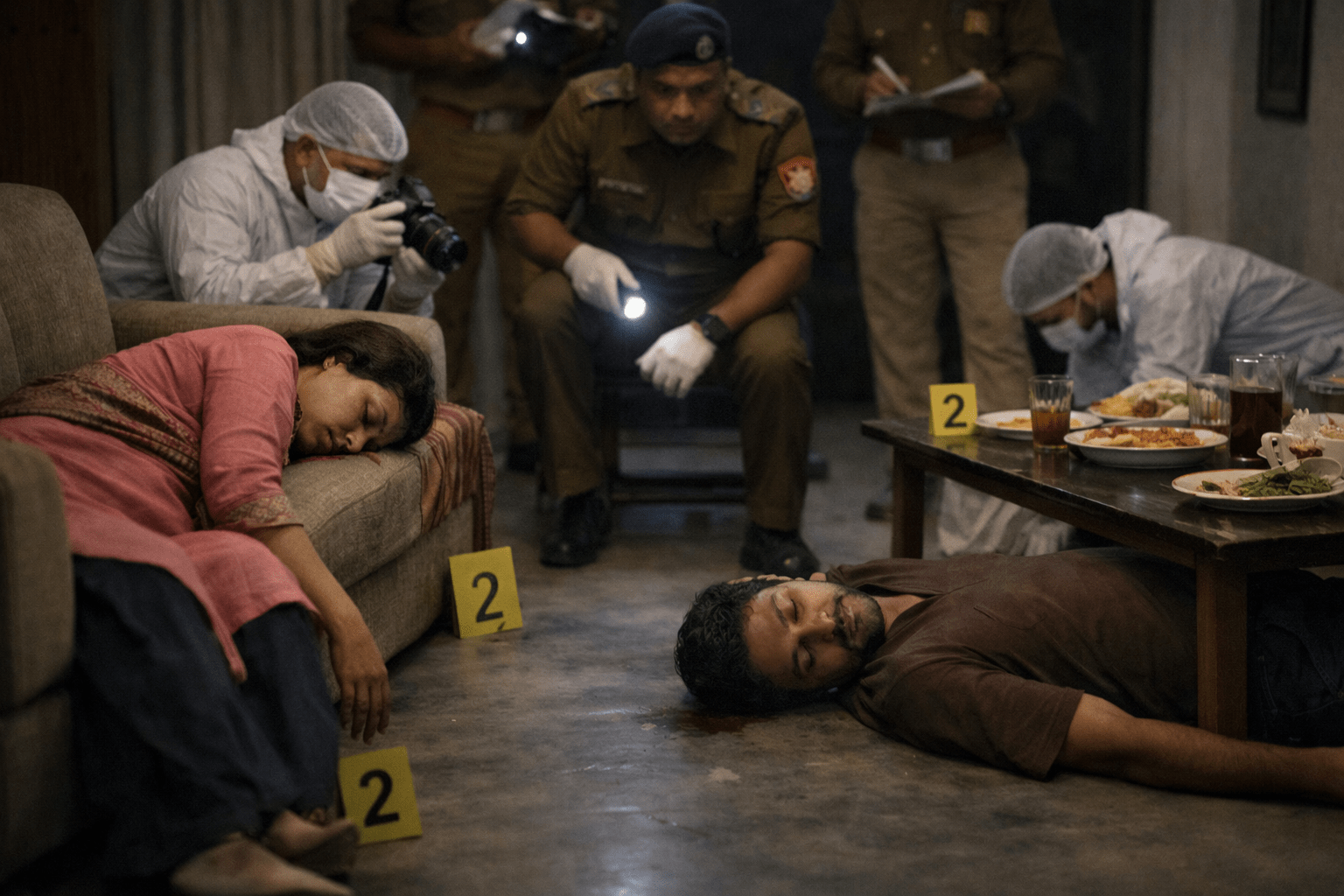 गाजियाबाद में डबल मर्डर से दहशत: साथ बैठकर खाना खाने के बाद पति ने पत्नी और दोस्त को मारी गोली