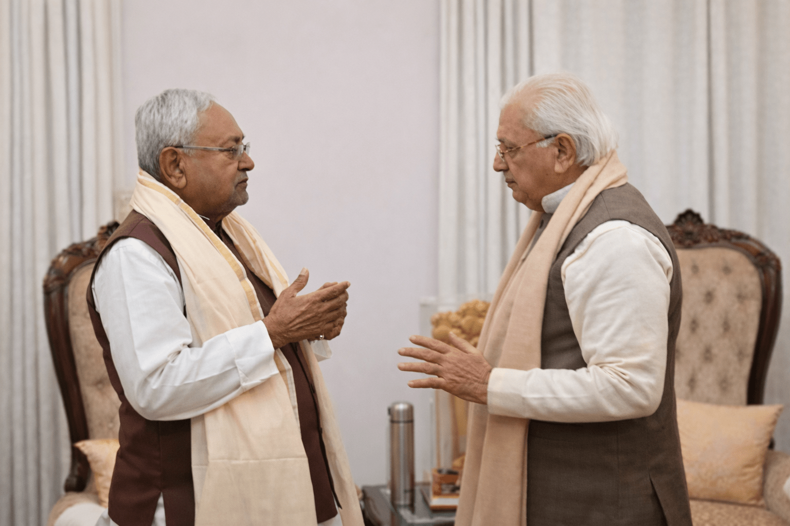 Nitish Meets Governor: बिहार के ‘सियासी सस्पेंस’ के बीच नीतीश-राज्यपाल की सीक्रेट मीटिंग; इस्तीफे की आहट या सिर्फ विदाई? सैयद अता हसनैन होंगे नए गवर्नर