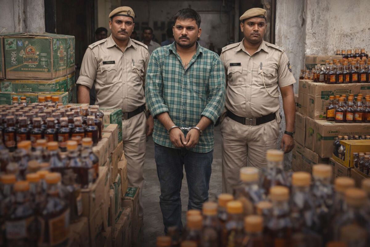 पटना सिटी में सामुदायिक भवन से भारी मात्रा में शराब बरामद, एक तस्कर गिरफ्तार, दूसरा फरार 1 पटना सिटी में सामुदायिक भवन से भारी मात्रा में शराब बरामद, एक तस्कर गिरफ्तार, दूसरा फरार