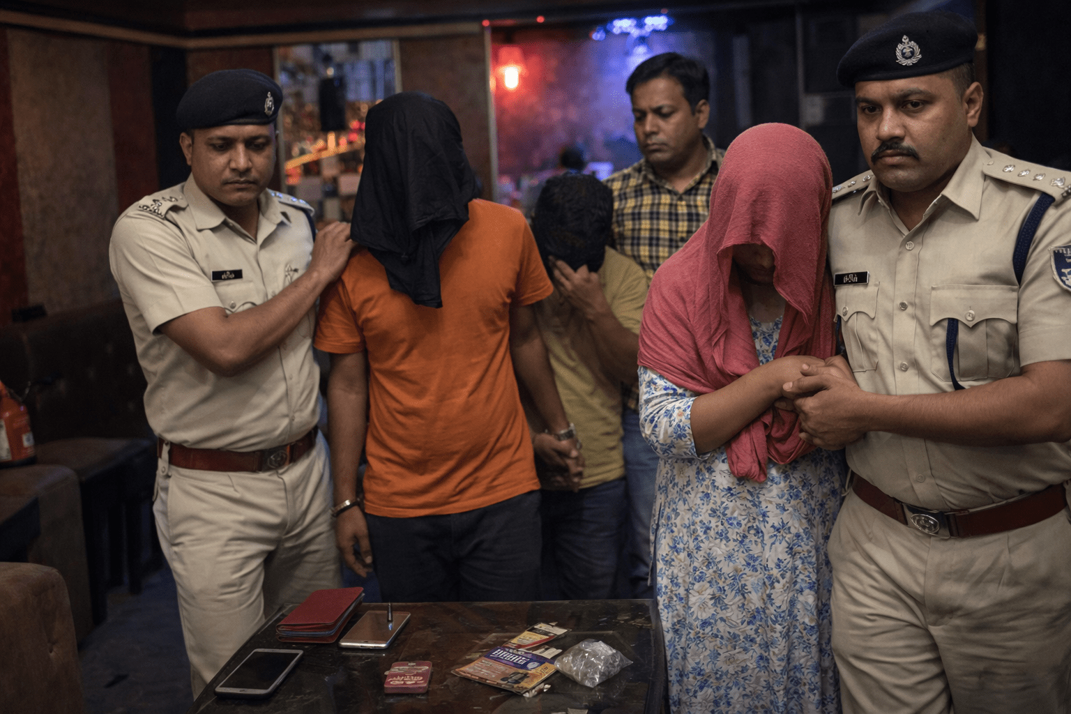 रेस्टोरेंट की आड़ में देह व्यापार का भंडाफोड़: गोपालगंज में पुलिस की बड़ी कार्रवाई, 5 गिरफ्तार