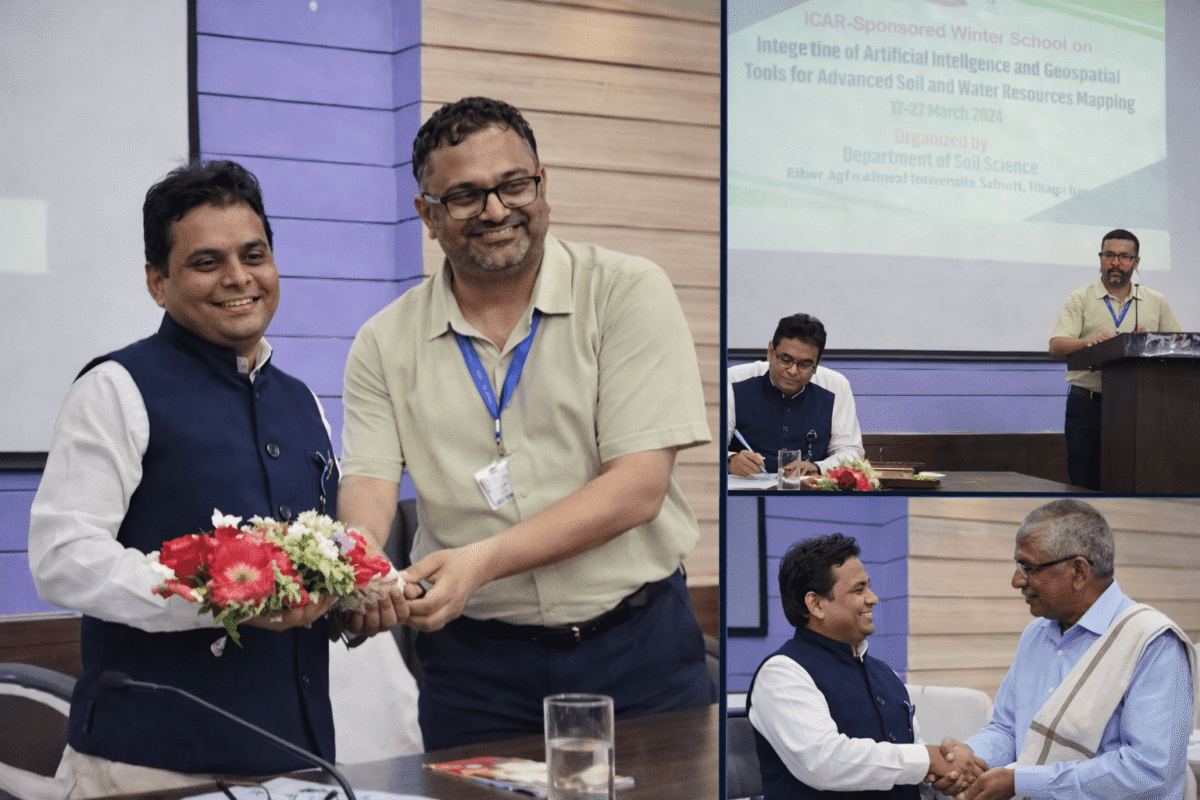 सबौर कृषि विश्वविद्यालय में 'डिजिटल खेती' का नया अध्याय! 21 दिवसीय विंटर स्कूल का सफल समापन; AI और ड्रोन तकनीक से अब होगी मिट्टी की सटीक मैपिंग 1 सबौर कृषि विश्वविद्यालय में 'डिजिटल खेती' का नया अध्याय! 21 दिवसीय विंटर स्कूल का सफल समापन; AI और ड्रोन तकनीक से अब होगी मिट्टी की सटीक मैपिंग