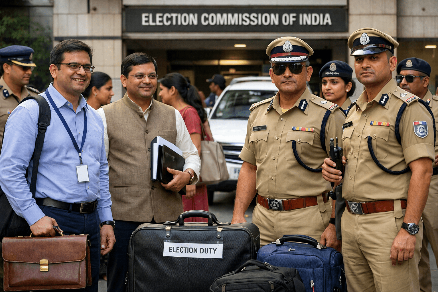 बिहार के 47 IAS-IPS अफसरों को मिली बड़ी जिम्मेदारी: पांच राज्यों के चुनाव में निभाएंगे अहम भूमिका