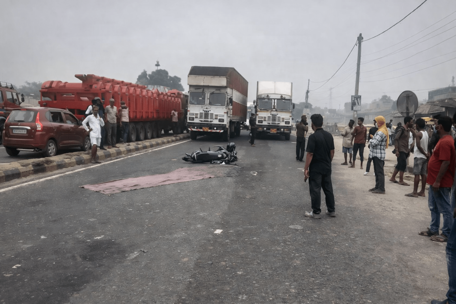 सुपौल में ‘काल’ बनकर दौड़ा ट्रक! सड़क हादसे में गर्भवती महिला का फटा पेट; मां और अजन्मे शिशु की मौके पर मौत, खौफनाक मंजर देख दहल गया NH-27