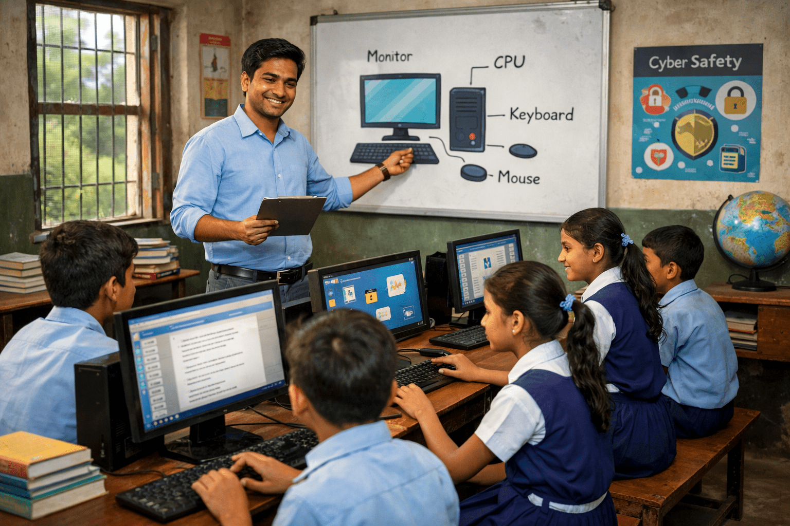 बिहार में शिक्षा का बड़ा बदलाव: अब सरकारी स्कूलों में भी कंप्यूटर पढ़ेंगे बच्चे, कक्षा 6-8 के लिए नया सिलेबस लागू