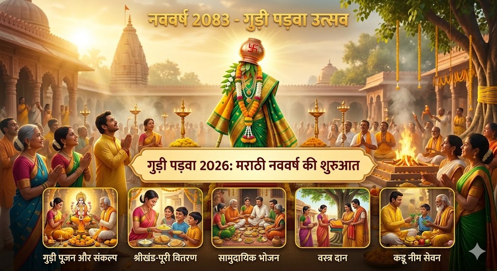 गुड़ी पड़वा 2026: आज से मराठी नववर्ष की शुरुआत, जानें शुभ मुहूर्त, पूजा विधि और नियम