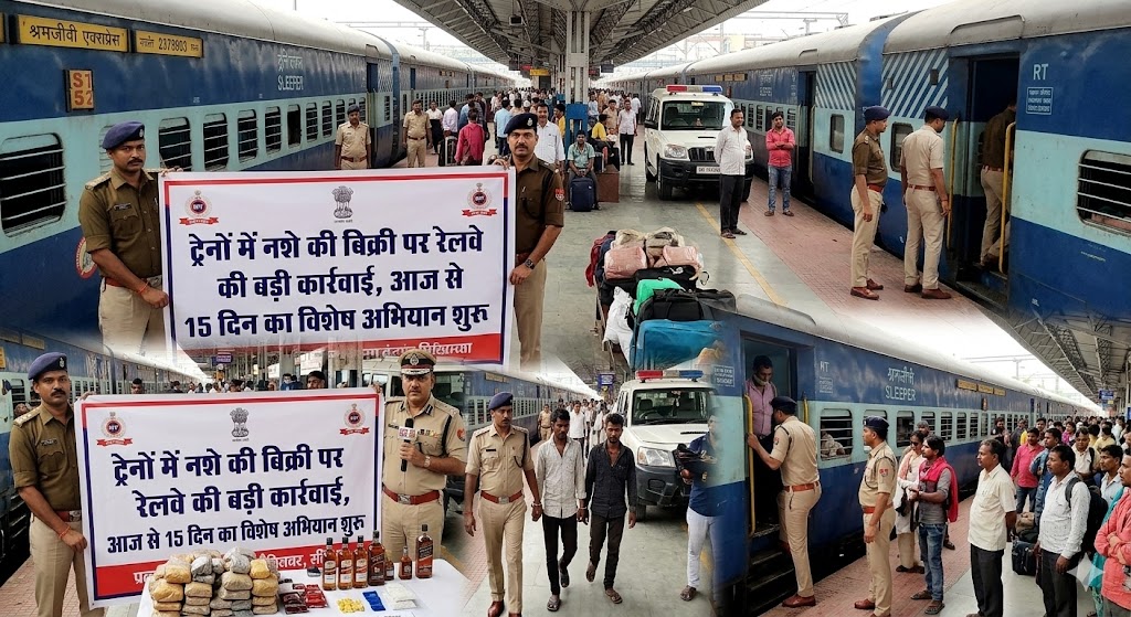 ट्रेनों में नशे की बिक्री पर रेलवे की बड़ी कार्रवाई, आज से 15 दिन का विशेष अभियान शुरू