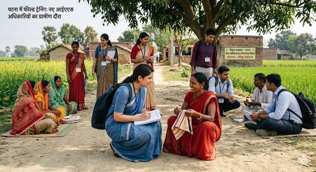 बिहार में नए आईएएस अधिकारियों को पटना में मिली फील्ड ट्रेनिंग, महिला सशक्तिकरण और ग्रामीण विकास पर जोर