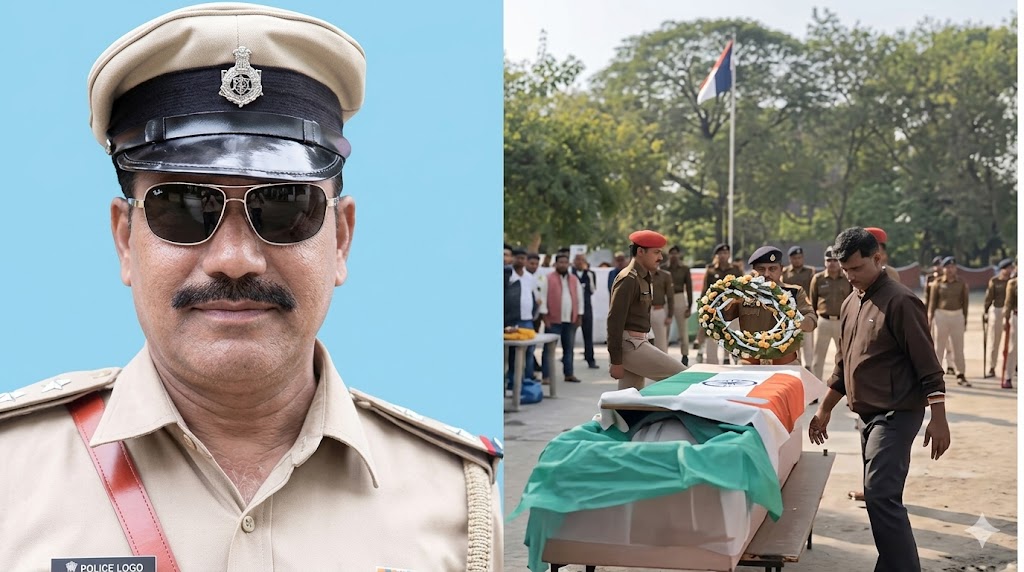 नालंदा पुलिस लाइन में सब-इंस्पेक्टर वीरेंद्र कुमार की संदिग्ध परिस्थितियों में मौत, राजकीय सम्मान के साथ दी गई विदाई