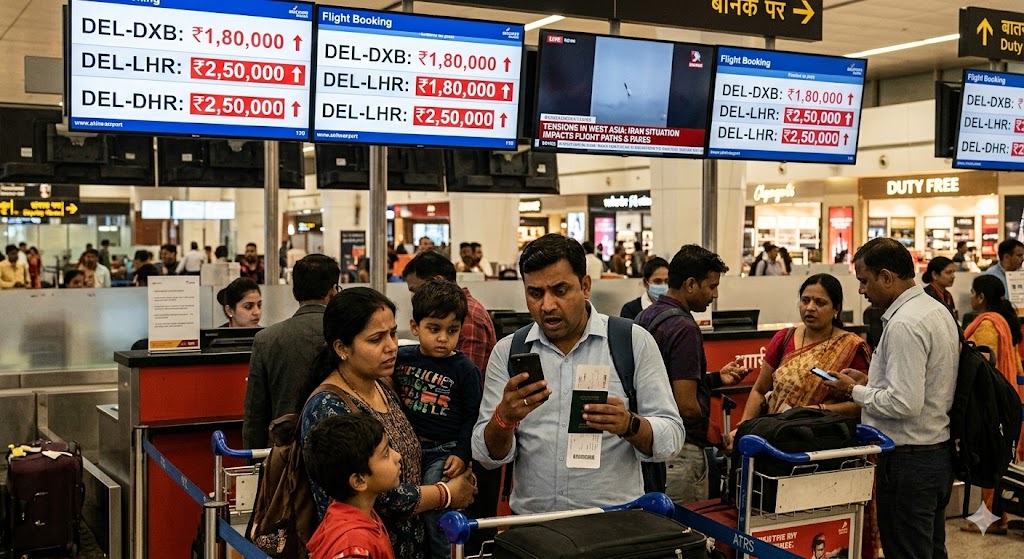 आसमान छू रहे हवाई किराए, ईरान पर हमले के बाद भारतीय यात्री परेशान