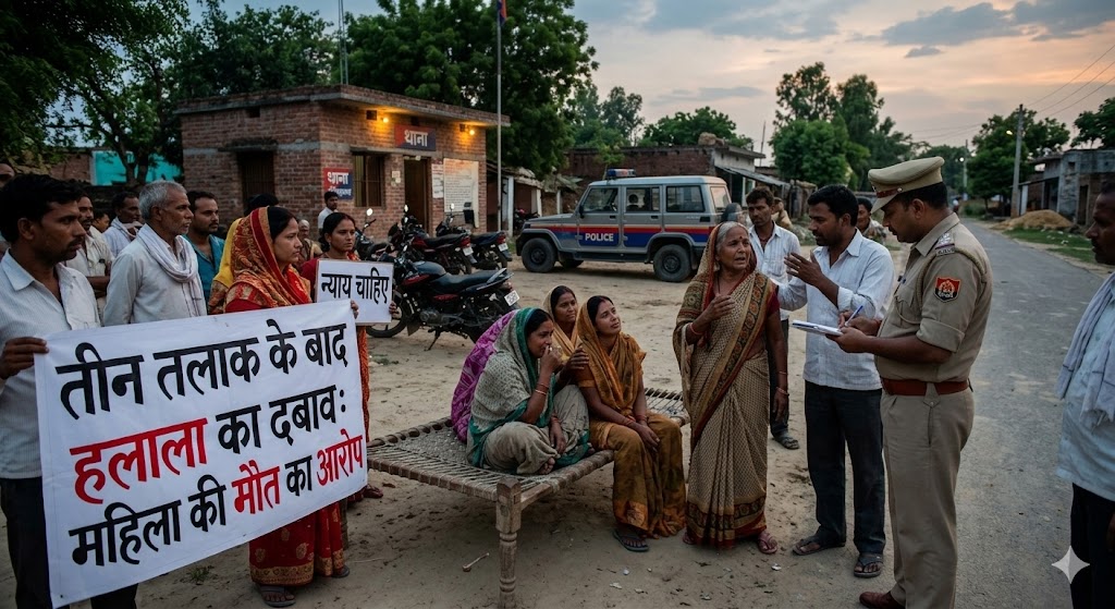 तीन तलाक के बाद देवर से हलाला का दबाव, विरोध करने पर महिला की मौत का आरोप