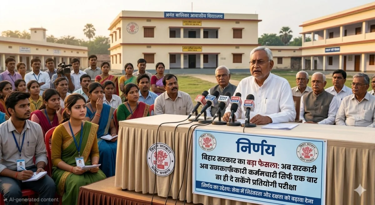 बिहार सरकार का बड़ा फैसला: अब सरकारी कर्मचारी सिर्फ एक बार ही दे सकेंगे प्रतियोगी परीक्षा