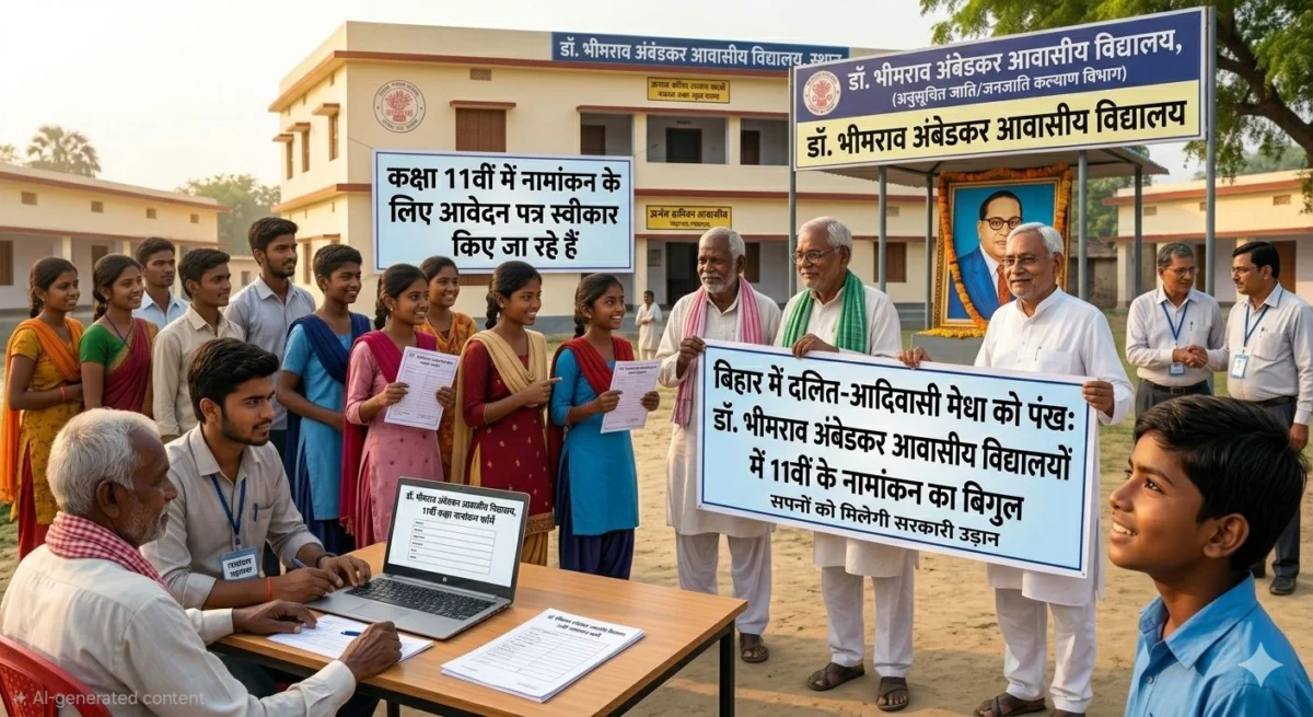 बिहार में दलित-आदिवासी मेधा को पंख: डॉ. भीमराव अंबेडकर आवासीय विद्यालयों में 11वीं के नामांकन का बिगुल, सपनों को मिलेगी सरकारी उड़ान