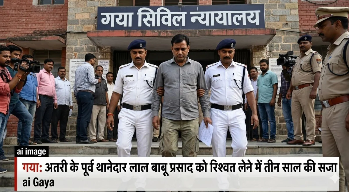 गया : अतरी के पूर्व थानेदार लाल बाबू प्रसाद को रिश्वत लेने में तीन साल की सजा 1 गया : अतरी के पूर्व थानेदार लाल बाबू प्रसाद को रिश्वत लेने में तीन साल की सजा