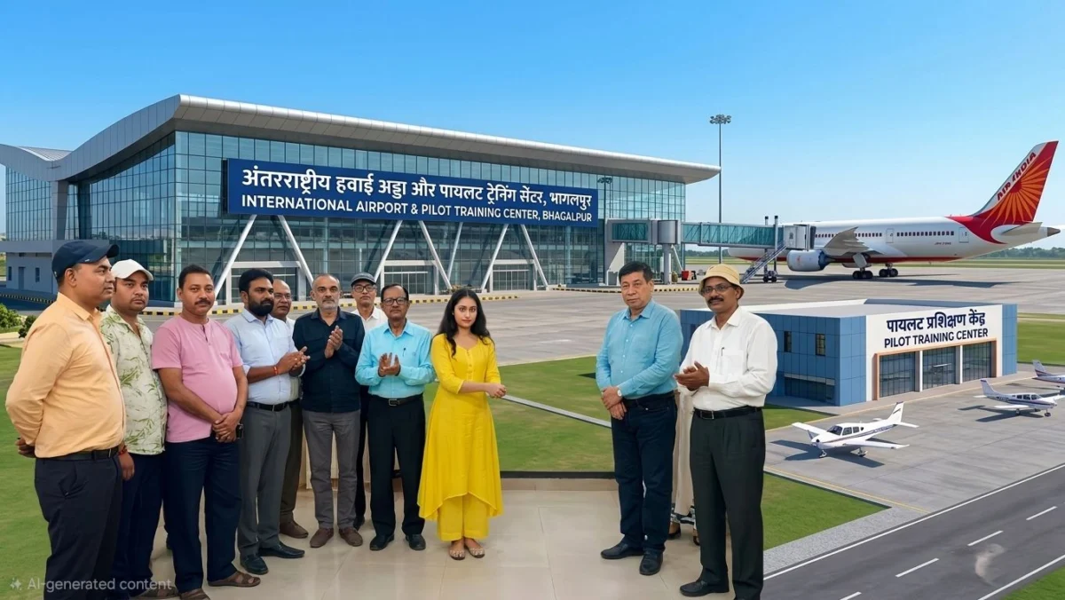 भागलपुर के आसमान में नई उड़ान की आहट: अंतरराष्ट्रीय मानक के एयरपोर्ट और ट्रेनिंग सेंटर के साथ वैश्विक मानचित्र पर उभरेगी रेशम नगरी