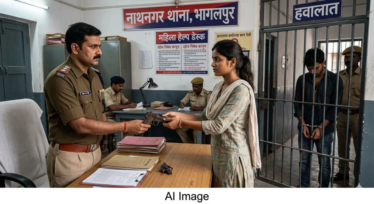 प्रेम की आड़ में सनक का खेल: नाथनगर में जबरन निकाह का दबाव बनाने वाला युवक गिरफ्तार, प्रेमिका ने पुलिस को सौंपा ‘खौफ का हथियार’