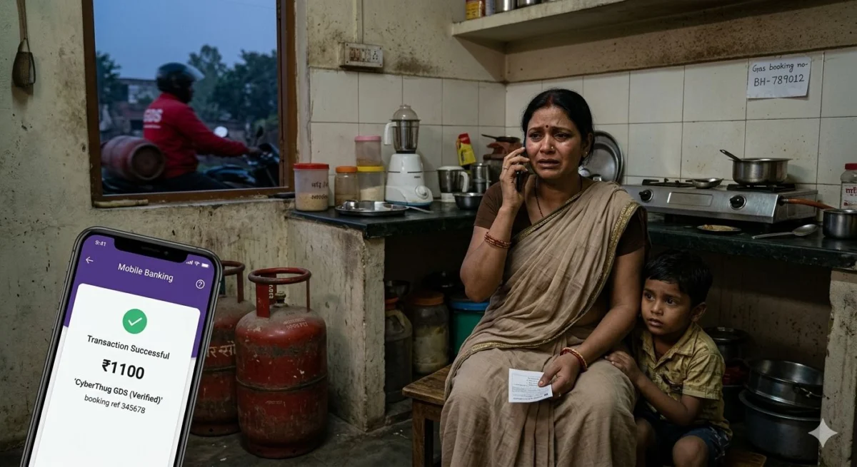 हवा में तनाव, रसोई में किल्लत और फोन पर 'साइबर ठग': गैस डिलीवरी के नाम पर ठगी का नया जाल
