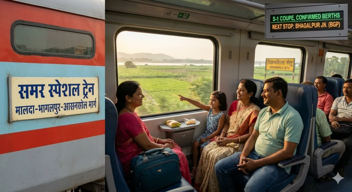 ​गर्मी की छुट्टियों में घर जाने की राह हुई आसान: रेलवे ने मालदा, भागलपुर और आसनसोल रूट पर शुरू की समर स्पेशल ट्रेनें
