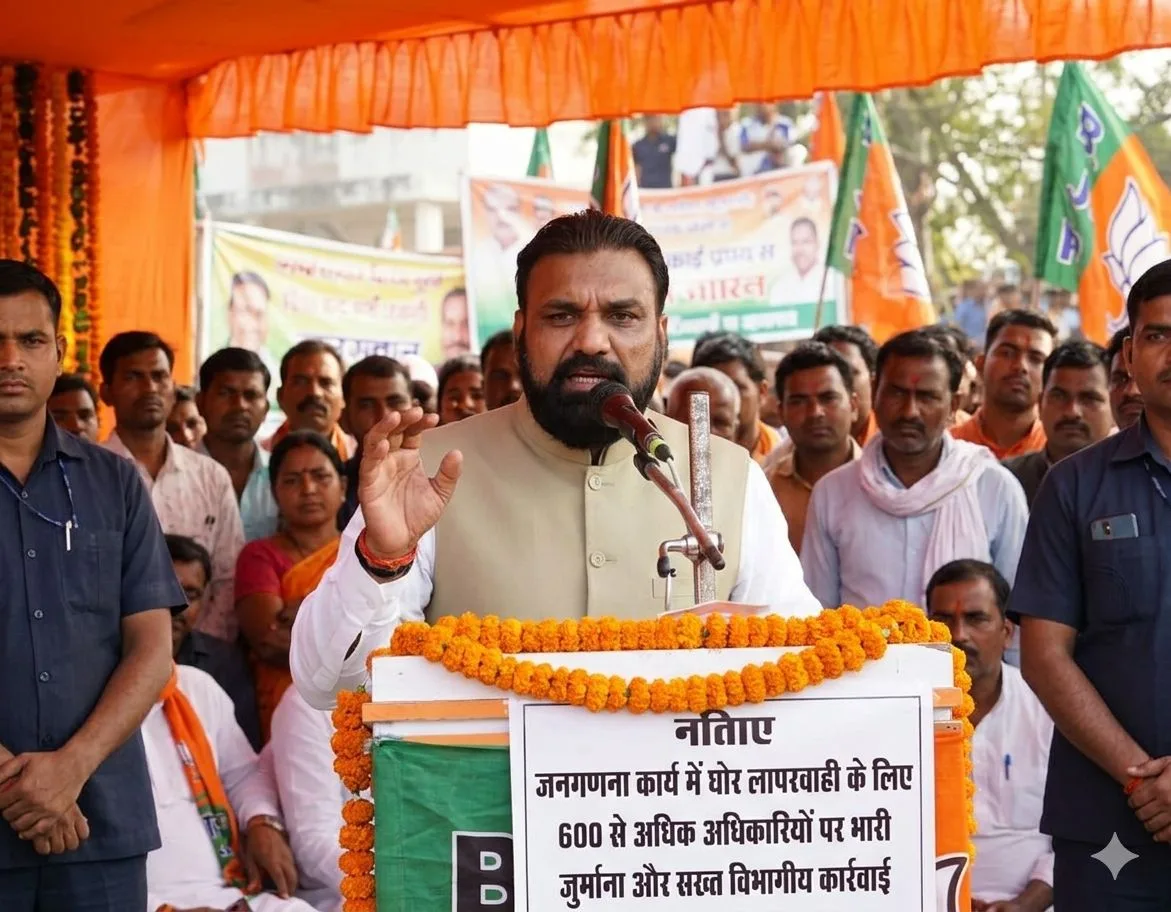 जनगणना कार्य में लापरवाही पर बड़ी कार्रवाई, 600 से अधिक अधिकारियों पर जुर्माना 1 जनगणना कार्य में लापरवाही पर बड़ी कार्रवाई, 600 से अधिक अधिकारियों पर जुर्माना