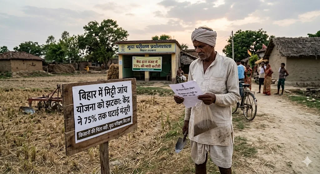 बिहार में मिट्टी जांच योजना को झटका, केंद्र ने 75% तक घटाई मंजूरी