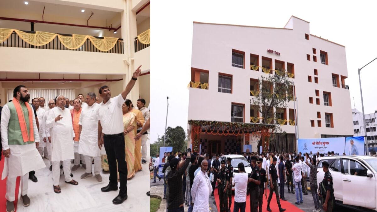 ​पटना में विधान परिषद् सदस्यों के लिए 'स्मार्ट' आशियाना: नीतीश कुमार ने किया 5 मंजिला अतिथि निवास का उद्घाटन, आधुनिक लाइब्रेरी और कैंटीन की मिली सौगात