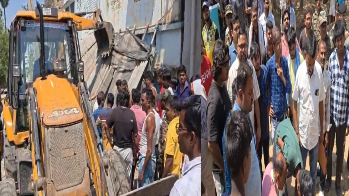 भागलपुर के मायागंज में सड़क निर्माण पर छिड़ा संग्राम: अतिक्रमण हटाने पहुंची टीम और स्थानीय लोगों में तीखी नोकझोंक, पैमाइश के बाद थमा बवाल